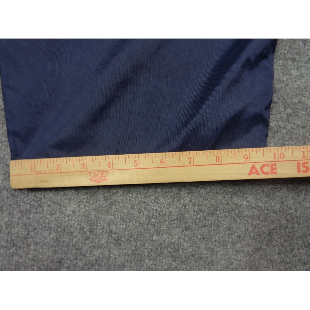 Vtg Nike Track Windbreaker Pants Mens L Blue Cargo Baggy Wide Leg Zip Lined Y2K - Picture 14 of 16